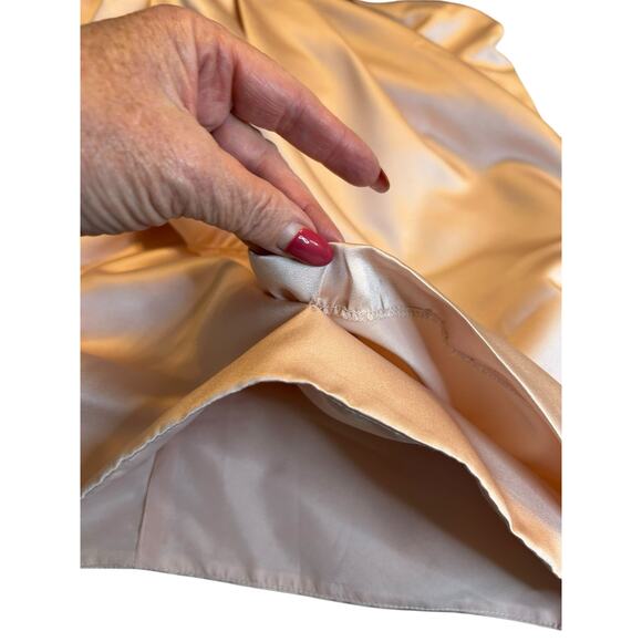 WHITE by Vera Wang Pink Strapless Cocktail Dress - Size 10 - Picture 10 of 16